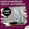 eindejaarspromo cricut autopress